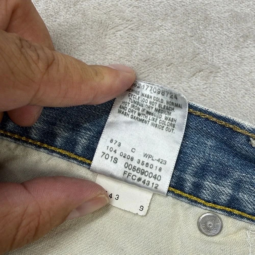 VTG Levi's 569 Loose Straight Jeans Mens 34x32 Light Wash Blue Baggy Denim Y2K